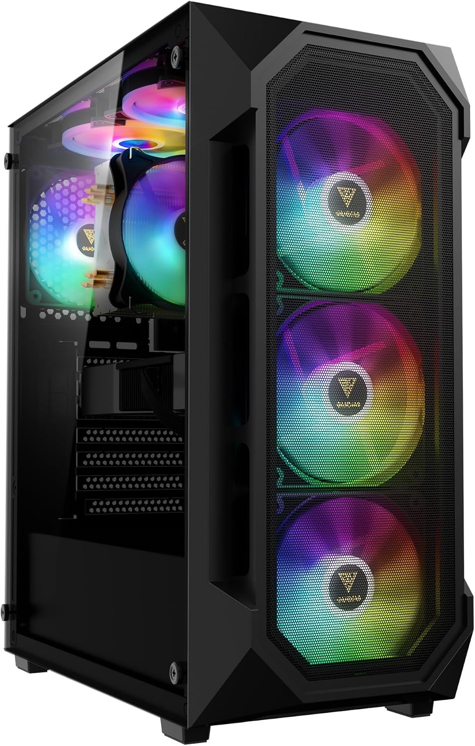 Boîtier PC ATX Blanc - 4 Ventilateurs ARGB - Jusqu'à 74% de remise