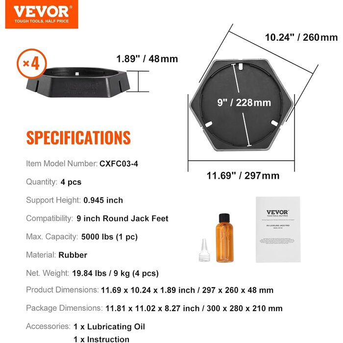 Vevor Pads de nivellement pour camping-car - Jusqu'à 70% de remise