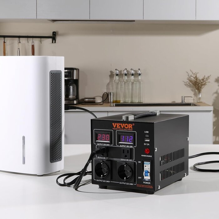 Vevor Convertisseur de tension 2000W bidirectionnel - Jusqu'à -73% sur le stock