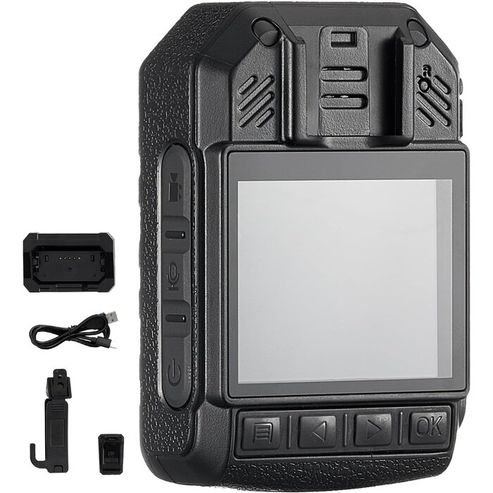 Caméra corporelle 2K avec GPS et vision nocturne - Jusqu'à -35%