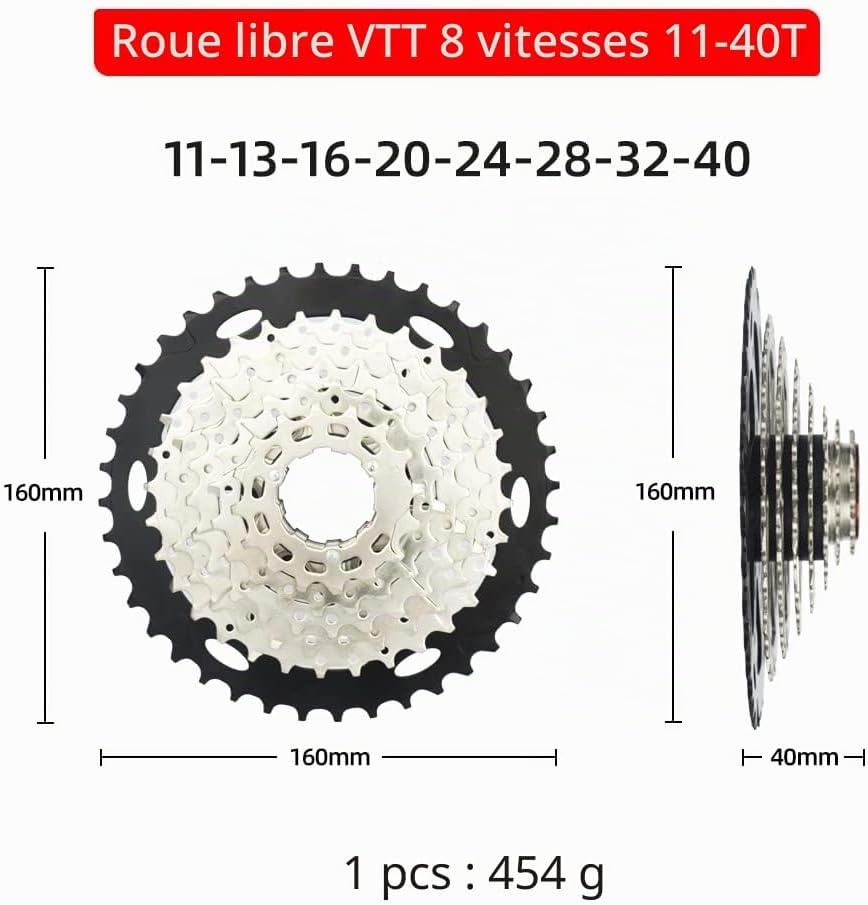 Cassette vélo 8 vitesses - Polyvalente et durable - Jusqu'à -65%