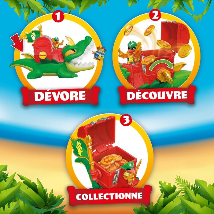 Figurine Crocodile articulé King Croc avec accessoires - Jusqu'à 38% de remise
