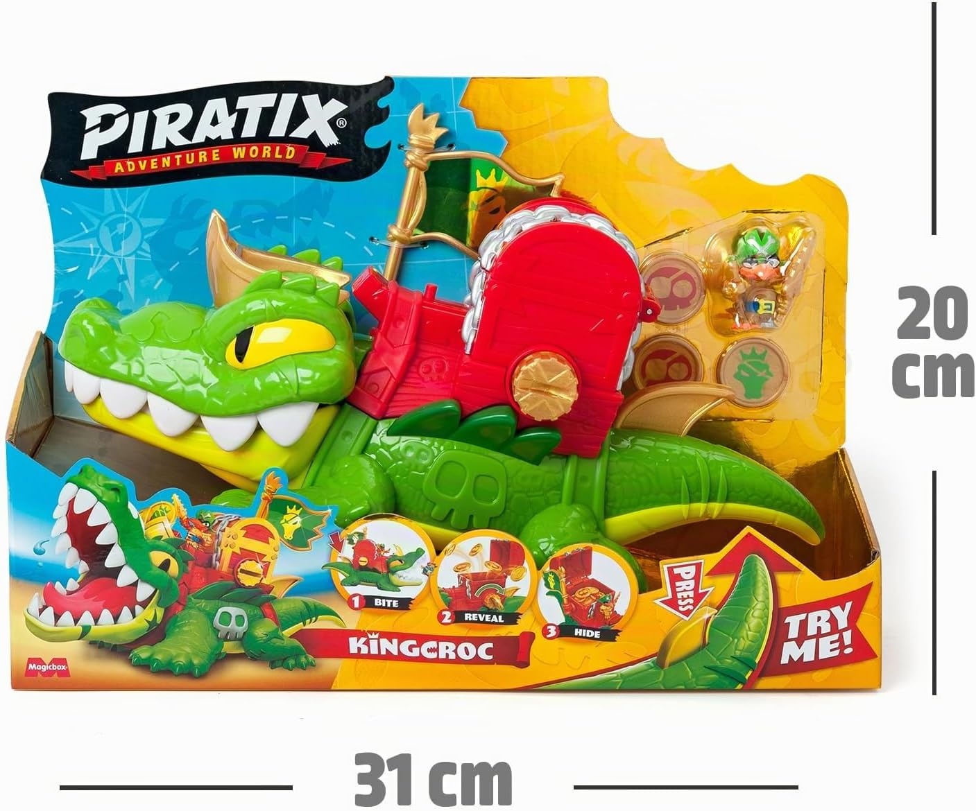 Figurine Crocodile articulé King Croc avec accessoires - Jusqu'à 38% de remise