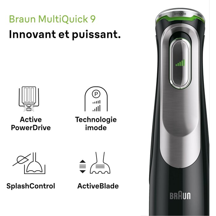 Mixeur plongeant multifonction 6-en-1, 1200 W - Jusqu'à -35% en outlet
