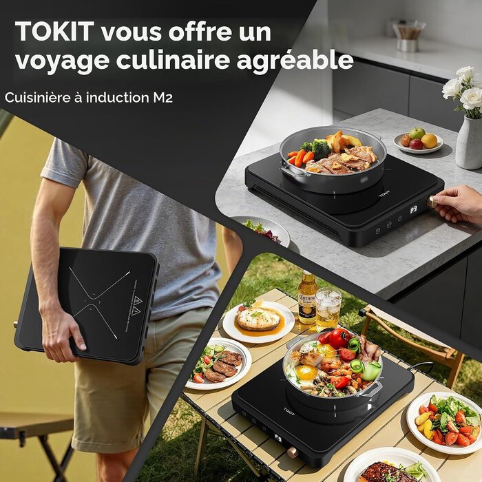 Plaque de cuisson induction 2000W - Ultra-plate - Jusqu'à 34% de remise