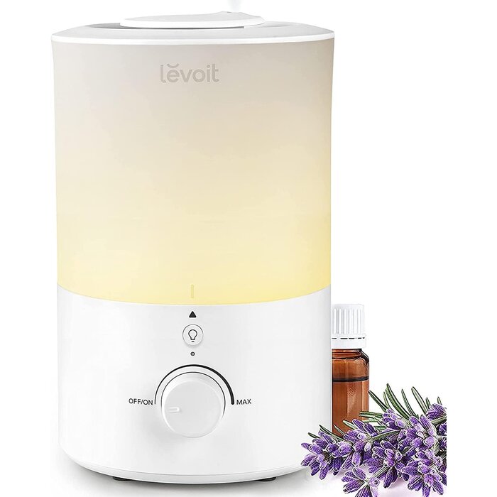 Humidificateur d'air 3L avec diffuseur et veilleuse - Jusqu'à -29%