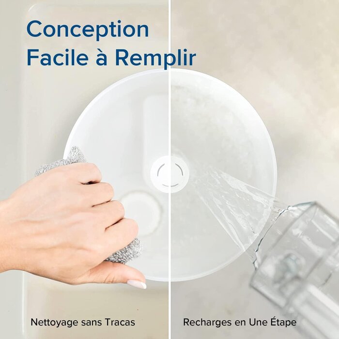 Humidificateur d'air 3L avec diffuseur et veilleuse - Jusqu'à -29%
