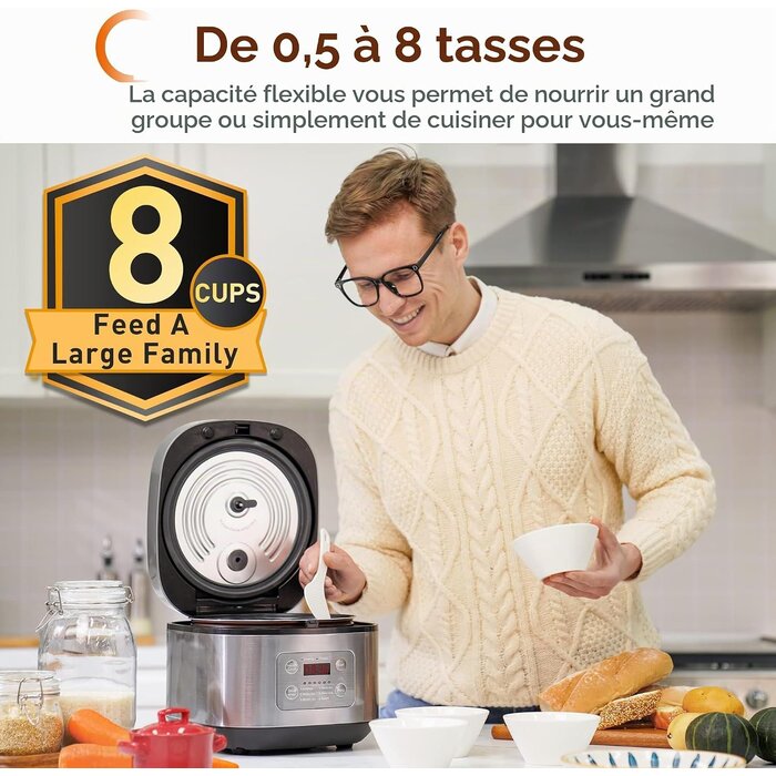 Autocuiseur de riz intelligent 4L 860W - Jusqu'à 29% de remise
