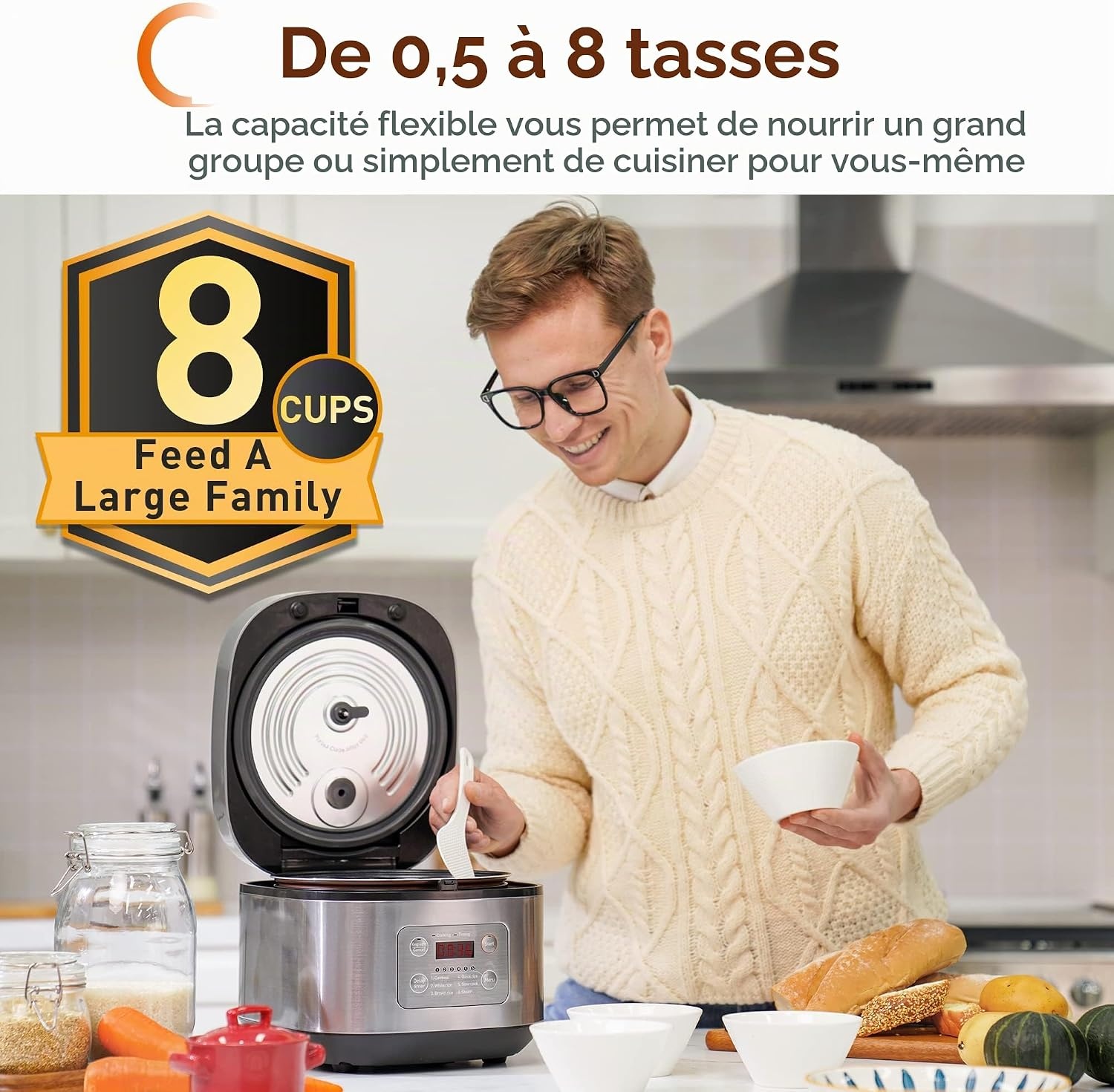 Autocuiseur de riz intelligent 4L 860W - Jusqu'à 29% de remise
