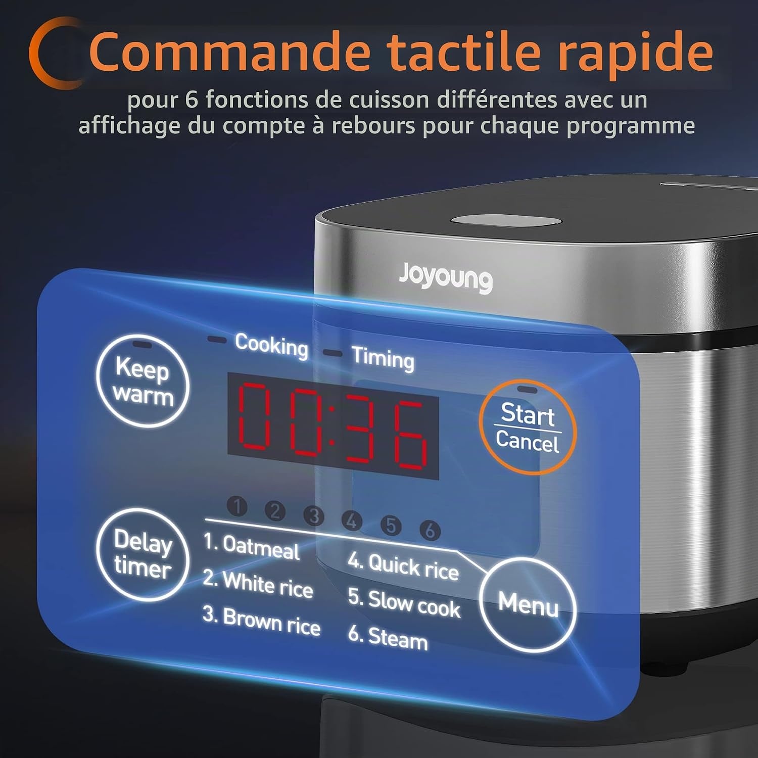 Autocuiseur de riz intelligent 4L 860W - Jusqu'à 29% de remise