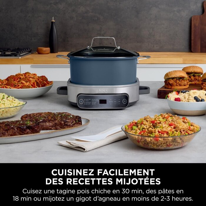 Multicuiseur 8-en-1 6L Bleu Minuit - Jusqu'à 35% de réduction