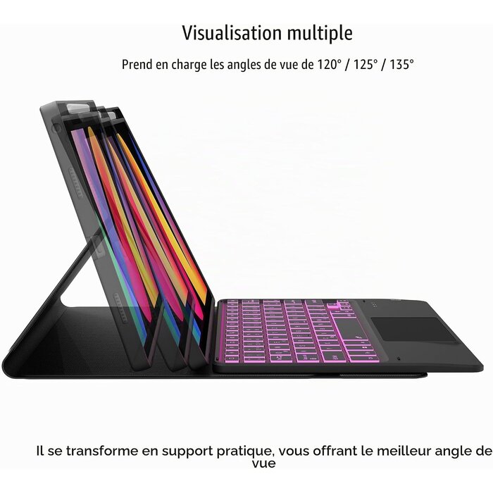 Étui clavier pour tablette 11 pouces - QWERTY & Touchpad - Jusqu'à -67%