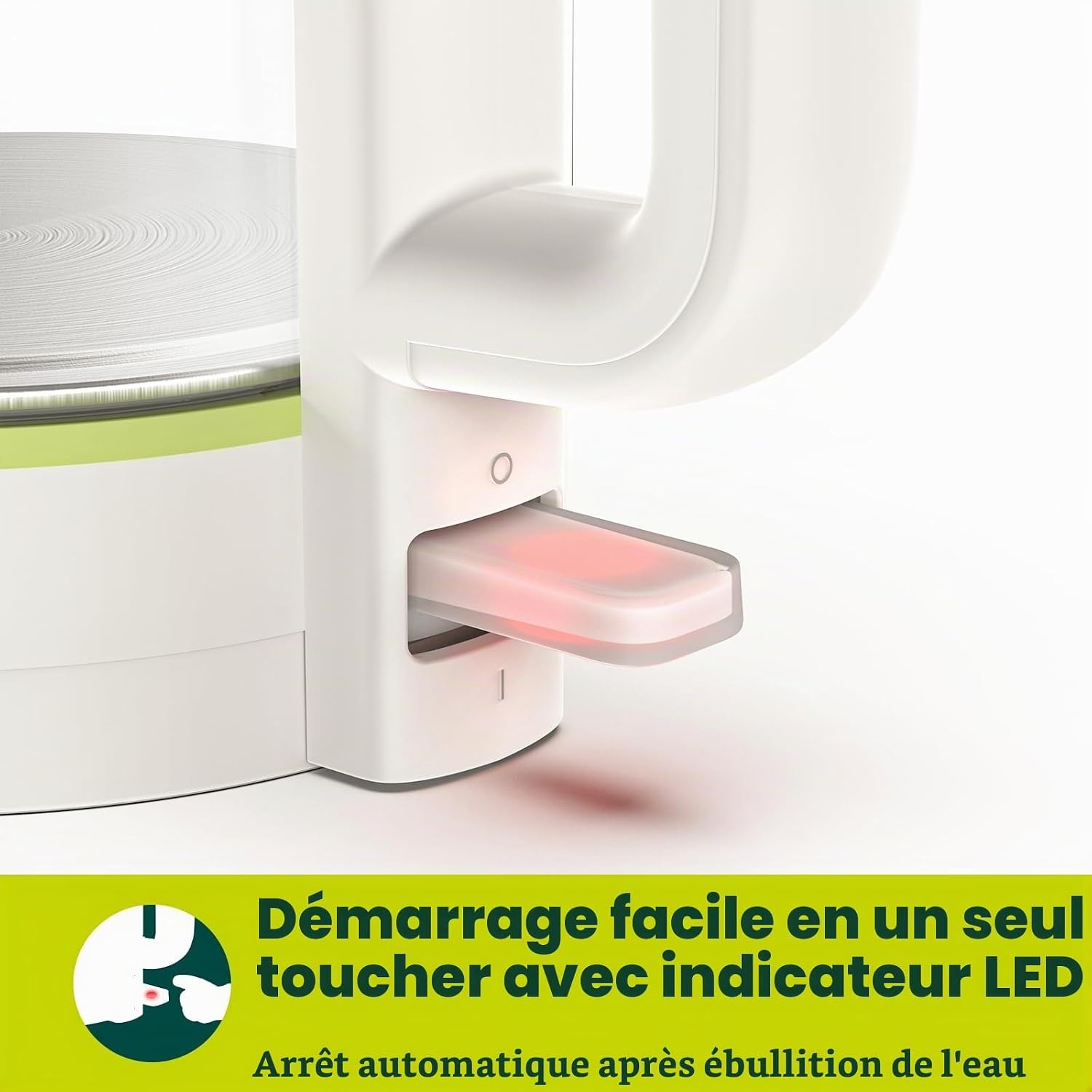 Bouilloire électrique en verre 1,5 L - Jusqu'à 26% de remise