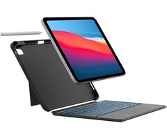 Roofei Étui clavier pour iPad 10 (10,9") avec trackpad - QWERTZ - Jusqu'à -70%