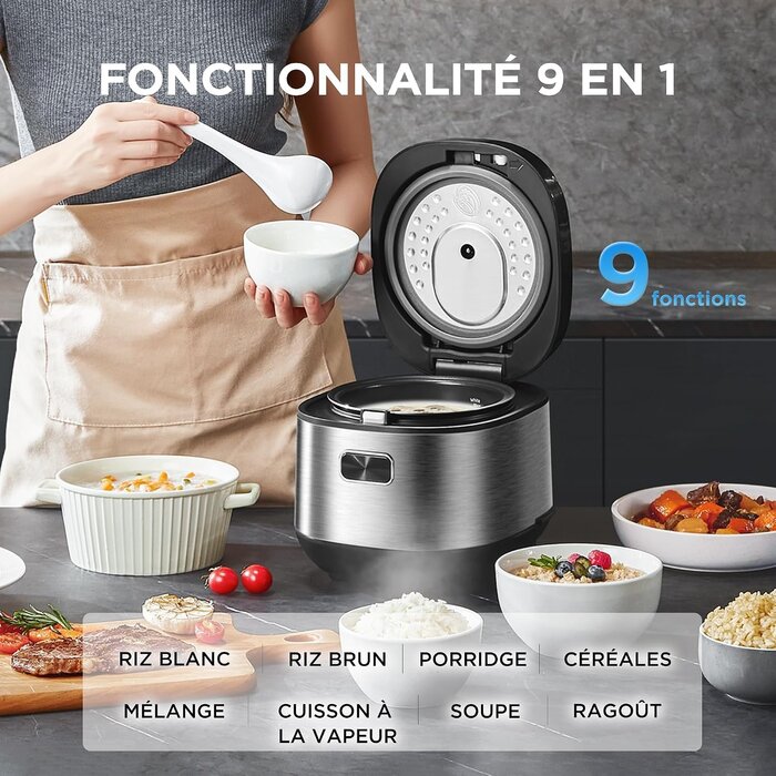Cuiseur à riz numérique compact 2L - Jusqu'à 30% de remise