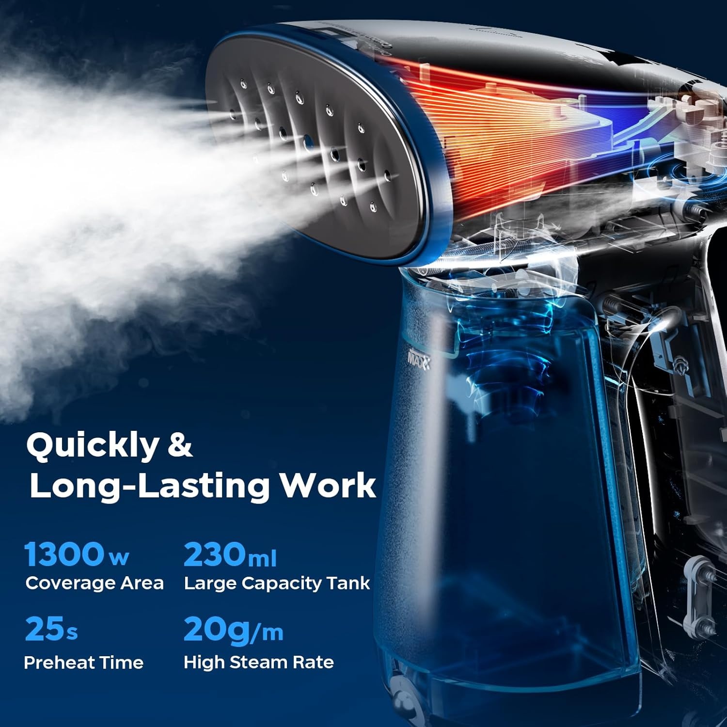 Défroisseur vapeur vertical 1300W - Jusqu'à 27% de réduction