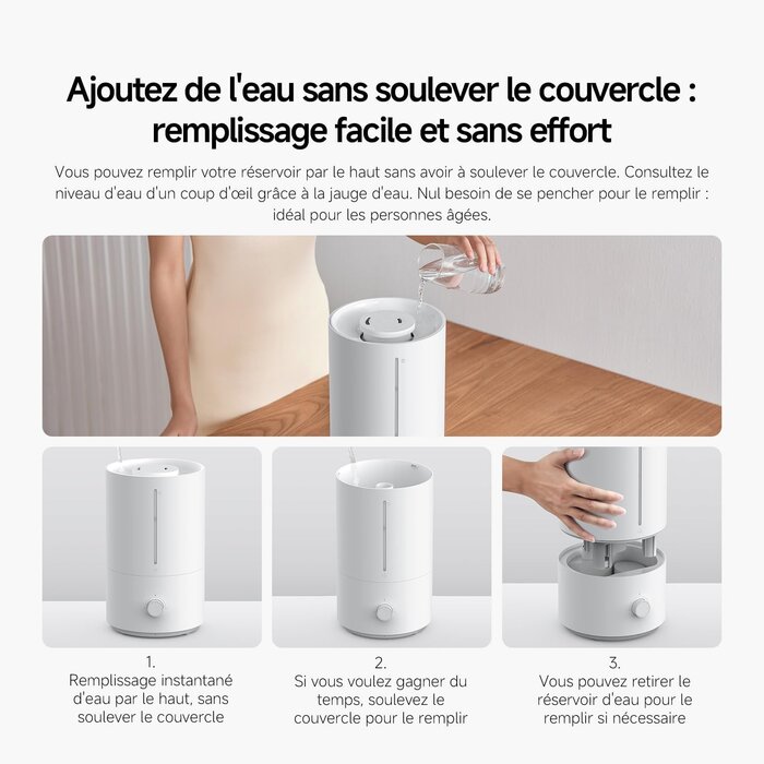 Humidificateur d'air à ultrasons 4L - Jusqu'à 29% de réduction