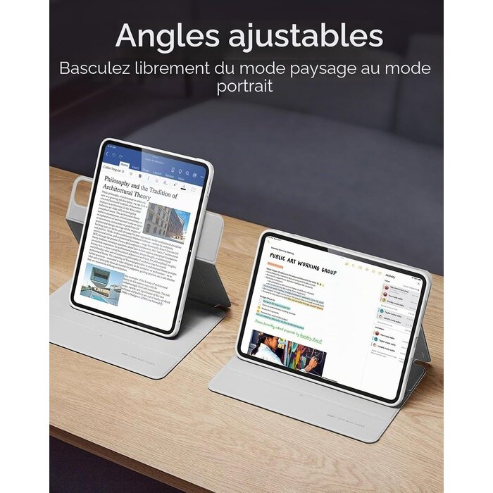 Esr Étui magnétique pour iPad Pro 13" (2024) - Blanc - Jusqu'à -69% de remise