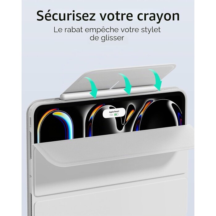 Esr Étui magnétique pour iPad Pro 13" (2024) - Blanc - Jusqu'à -69% de remise