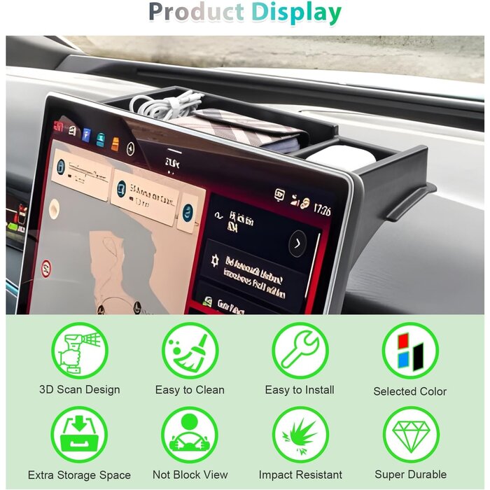 Gafat Organisateur console centrale VW ID.7 - Jusqu'à -66% de réduction