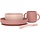 Set de repas bébé en silicone - Rose - Jusqu'à -67%