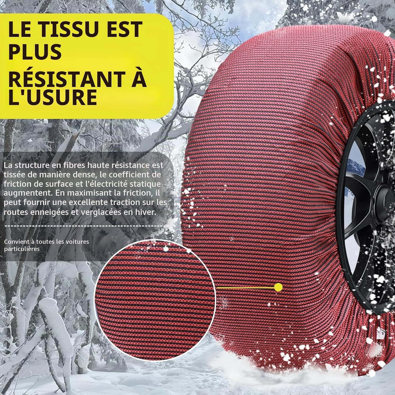 Chaussettes à neige textiles XS - Jusqu'à 69% de remise sur cet article !