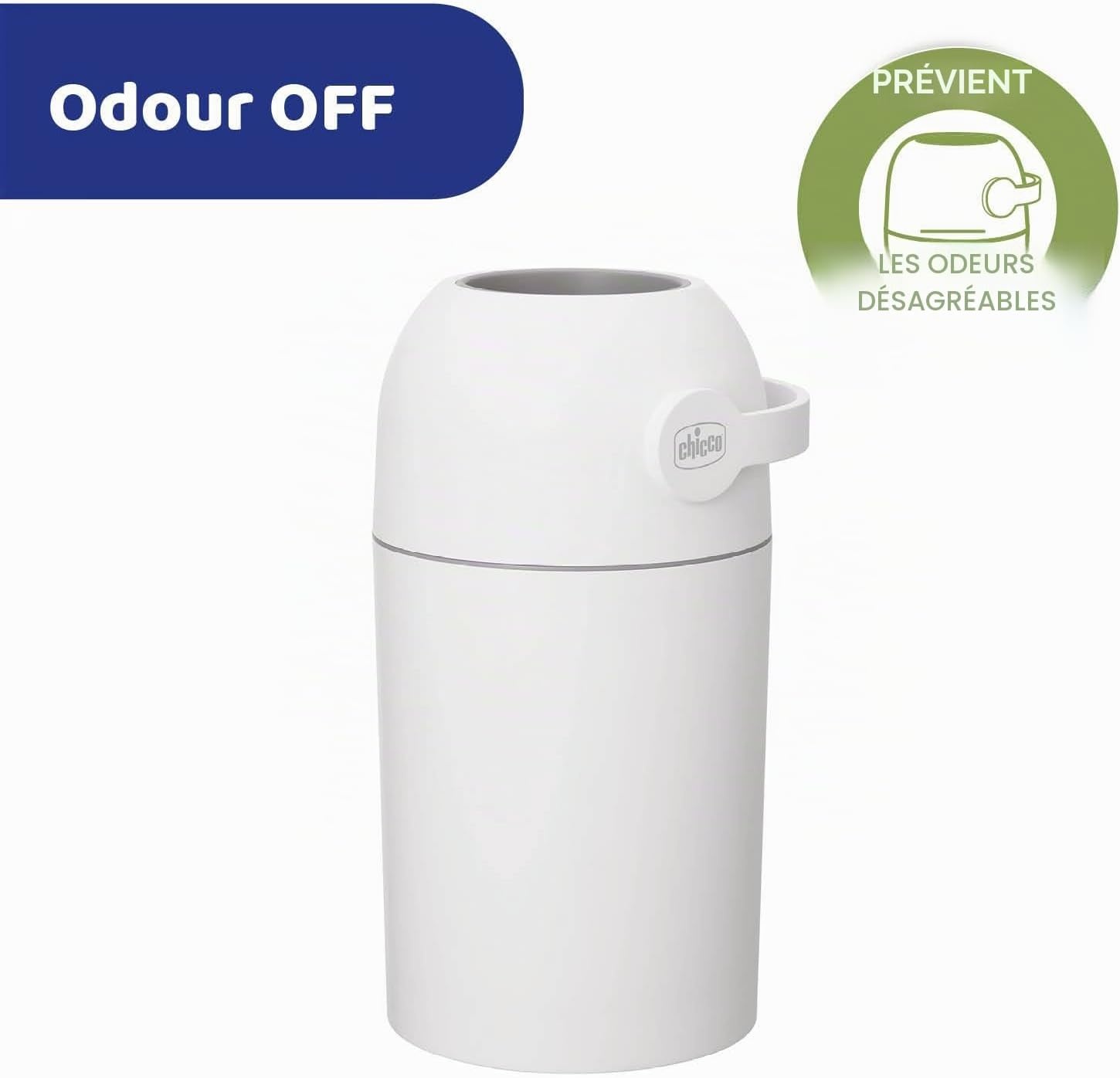 Chicco Poubelle à couches compacte anti-odeurs - Jusqu'à 34 % de réduction