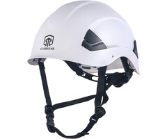 Casque de sécurité ABS ventilé blanc - Jusqu'à 64% de réduction
