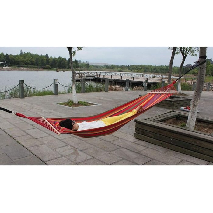 Viking Choice Hamac arc-en-ciel - 200 x 80 cm - Jusqu'à 69% de remise