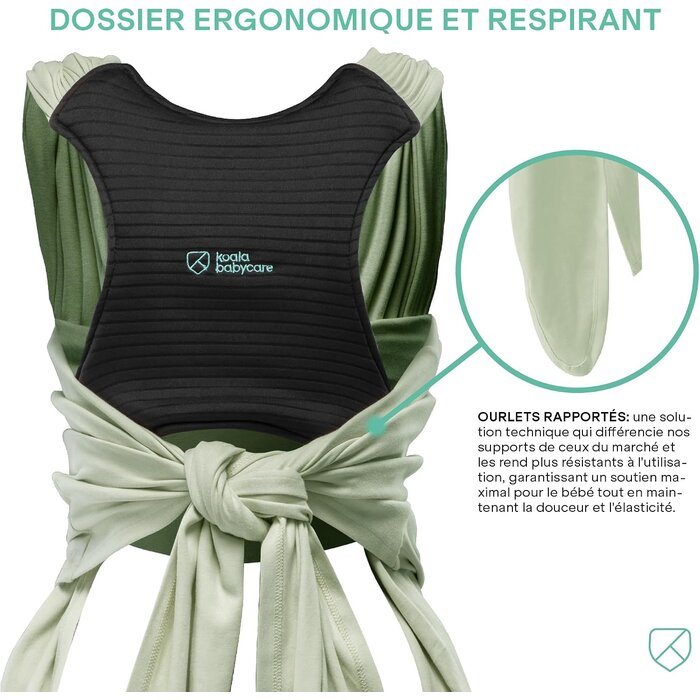 Écharpe de portage ergonomique nouveau-né - Jusqu'à 68% de réduction