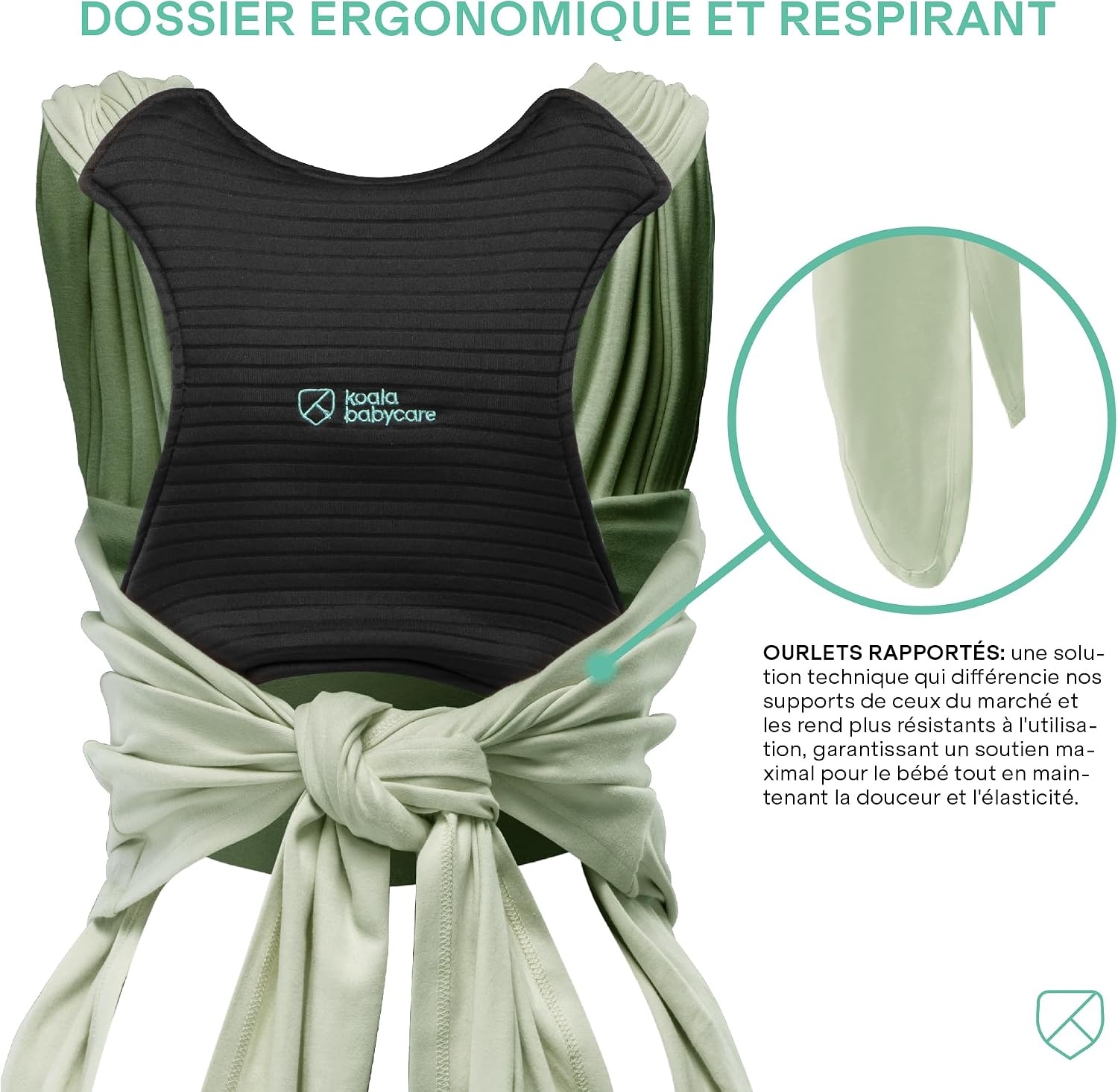 Écharpe de portage ergonomique nouveau-né - Jusqu'à 68% de réduction