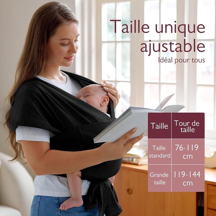Porte-bébé ergonomique gris - Jusqu'à 34 % de réduction