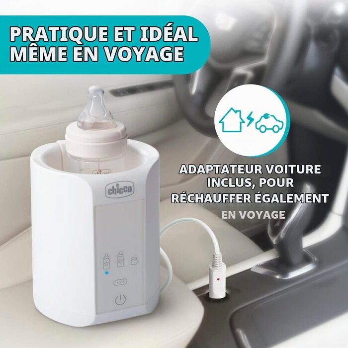 Chicco Chauffe-biberon et repas portable : jusqu'à 66 % de réduction !