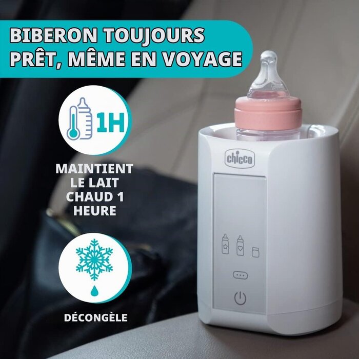Chicco Chauffe-biberon et repas portable : jusqu'à 66 % de réduction !