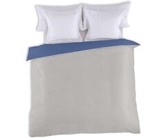 Housse de couette réversible bleue 240x220 cm - Jusqu'à -71%