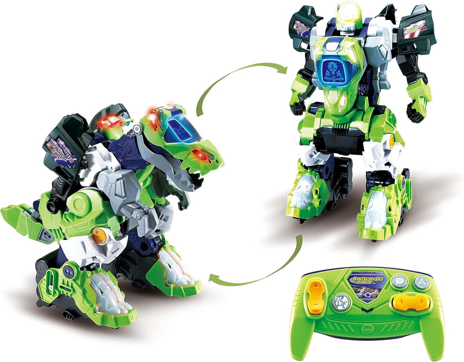 Vtech Robot dinosaure télécommandé T-Rex 2-en-1 : jusqu'à 69% de remise