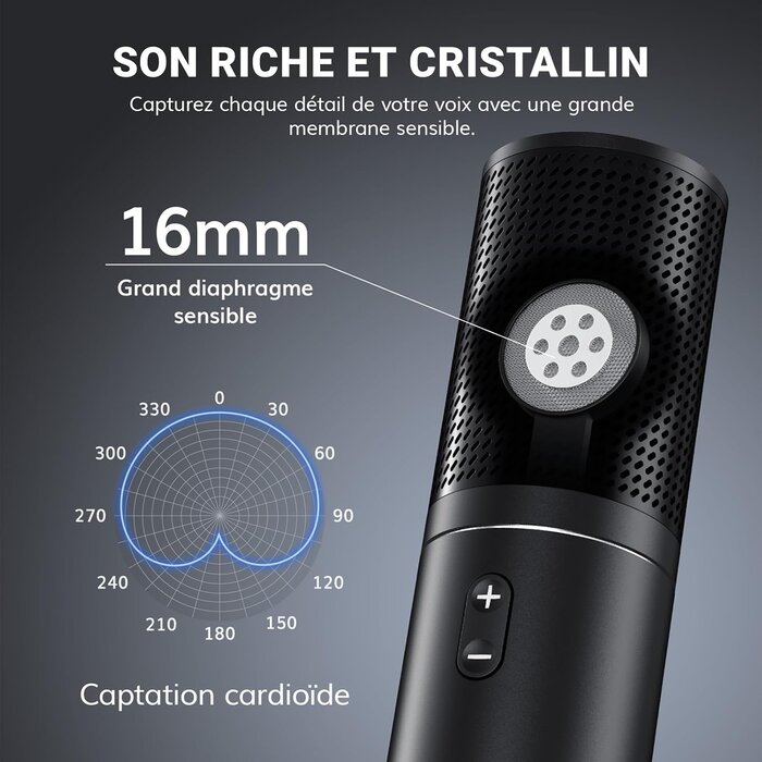 Tonor Microphone USB Pro avec bras articulé : Jusqu'à 69% de réduction