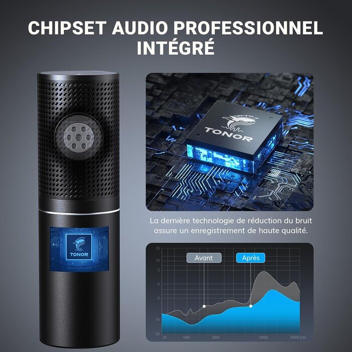 Tonor Microphone USB Professionnel avec bras articulé - Jusqu'à -67% sur votre kit