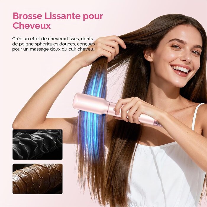 Atopskins Brosse soufflante ronde professionnelle rose - Jusqu'à 66% de remise
