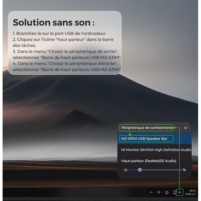 Barre de son PC USB avec micro amovible - Jusqu'à 66% de remise