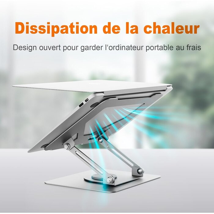 Support PC Portable en Aluminium - Ergonomique et Pliable - Jusqu'à -26%