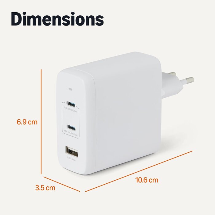 Chargeur Mural 120W USB-C GaN : 3 Ports à Jusqu'à -65% sur le Prix Neuf