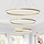 Suspension LED 3 Anneaux Dorés - Dimmable - Jusqu'à -71% de réduction
