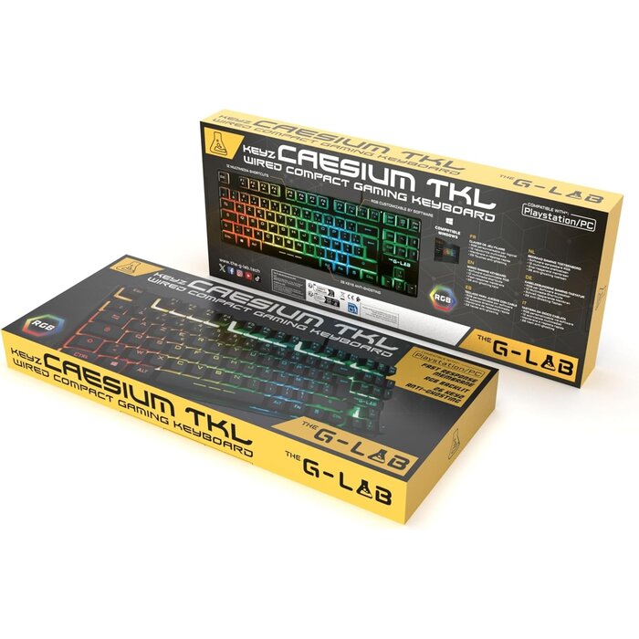 Clavier Gaming TKL AZERTY Rétroéclairé - Jusqu'à -36% sur le prix neuf