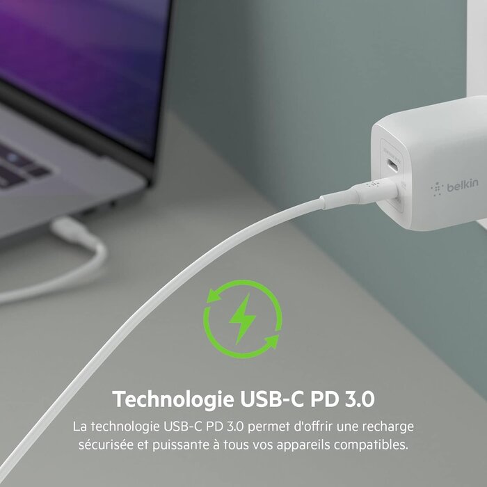 Chargeur Secteur USB-C 65W GaN - Jusqu'à -33% sur l'Outlet