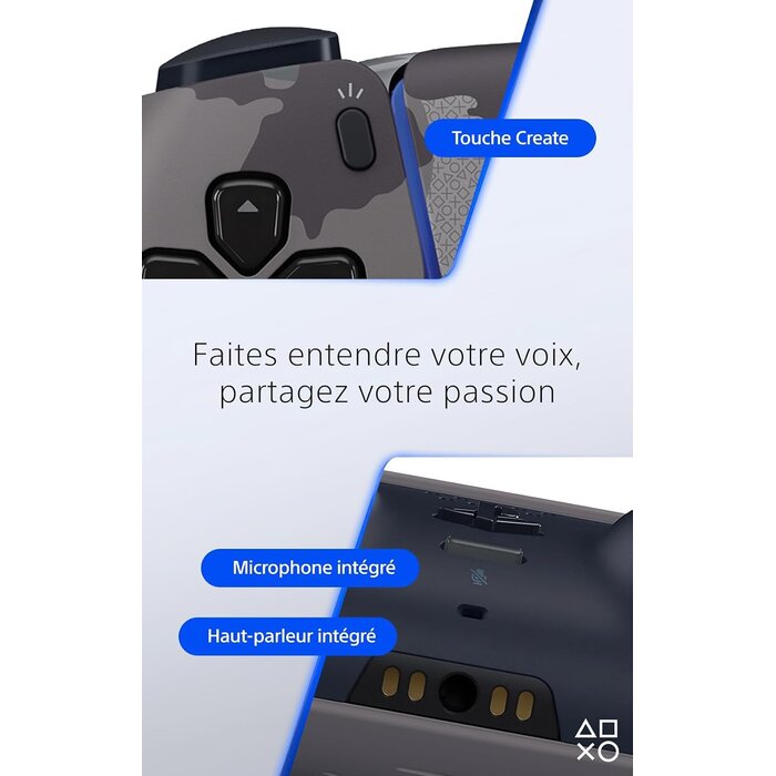 Manette sans fil ergonomique Camouflage gris - Jusqu'à 34 % de réduction