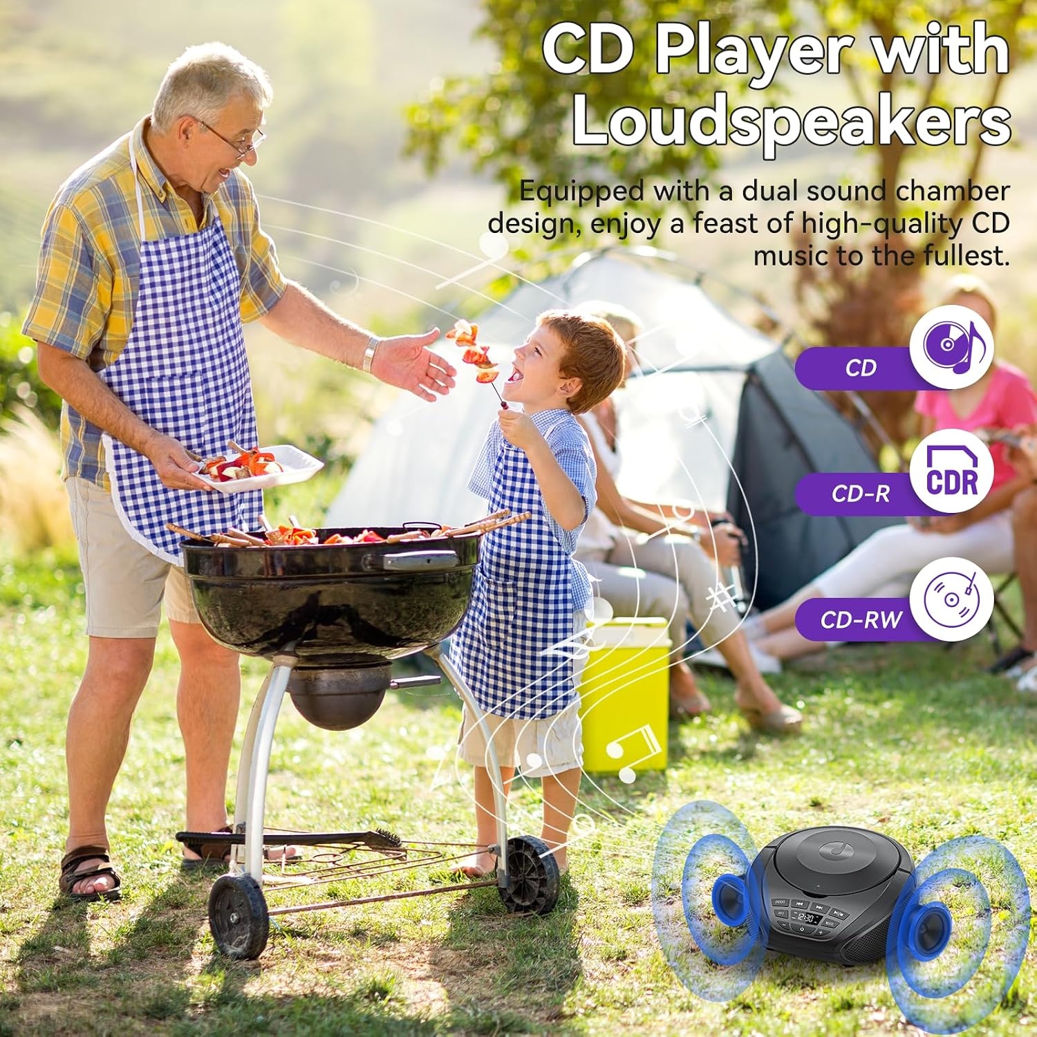 Boombox Radio CD Portable - Jusqu'à -33% sur vos articles préférés