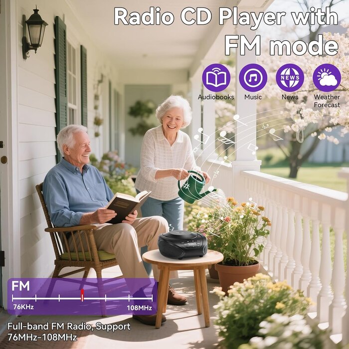 Boombox Radio CD Portable - Jusqu'à -33% sur vos articles préférés