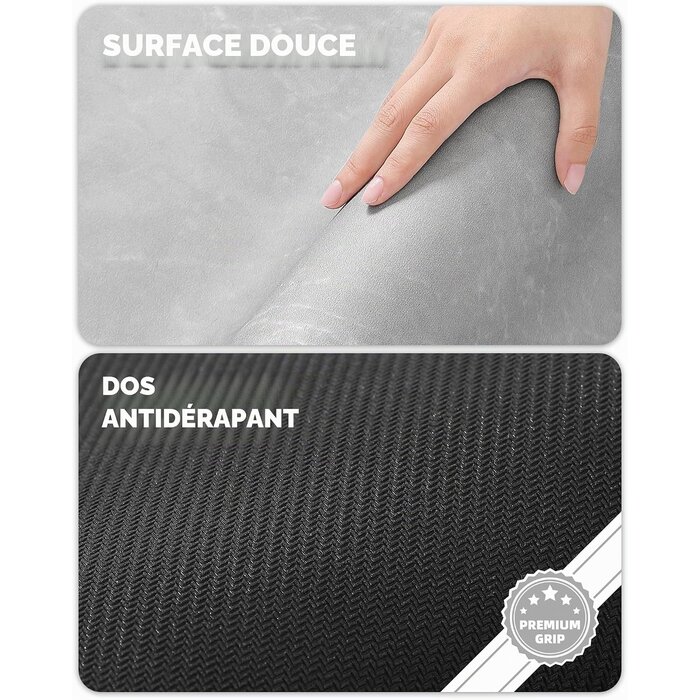 Tapis de bain effet marbre 43x110 cm - Jusqu'à -63%