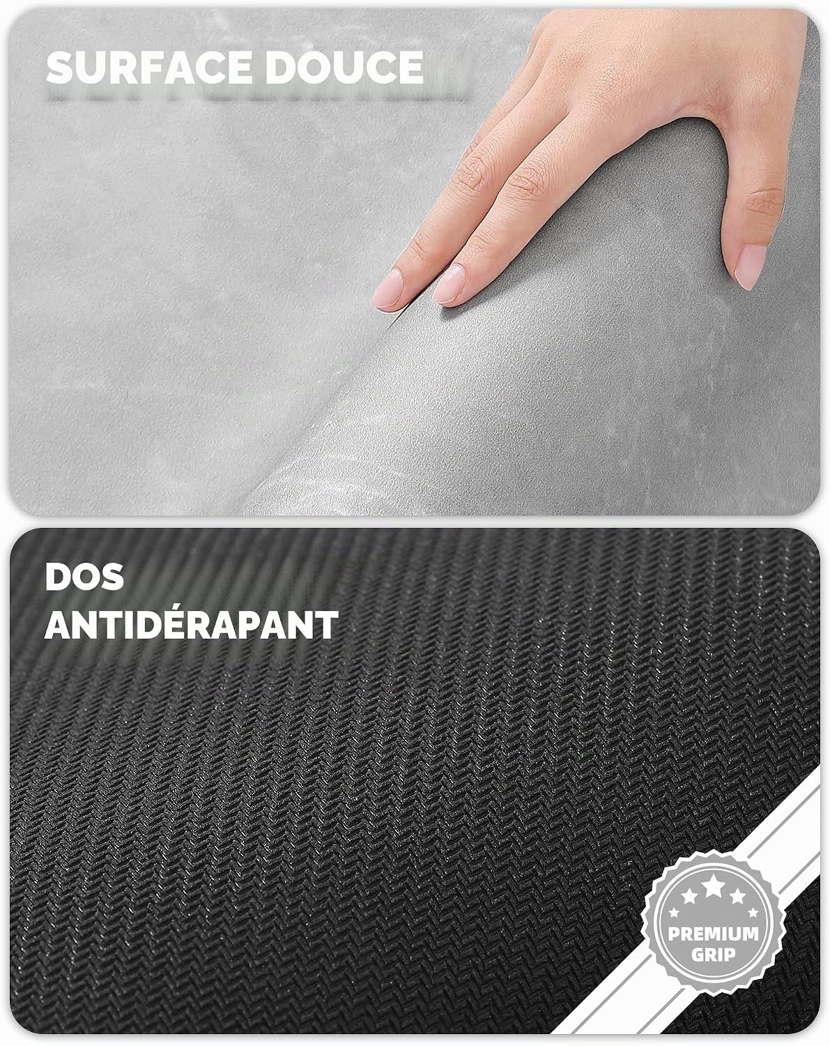 Tapis de bain effet marbre 43x110 cm - Jusqu'à -63%